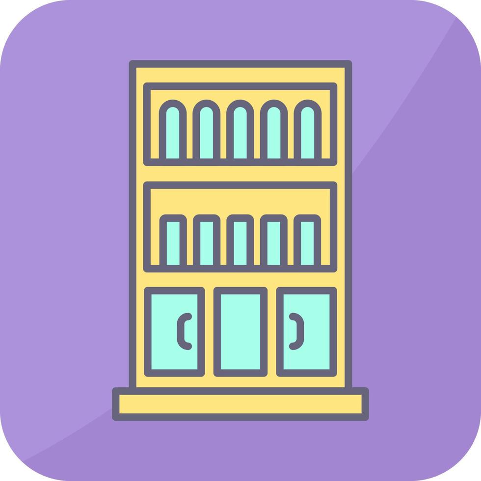 Book Shelf Vector Icon