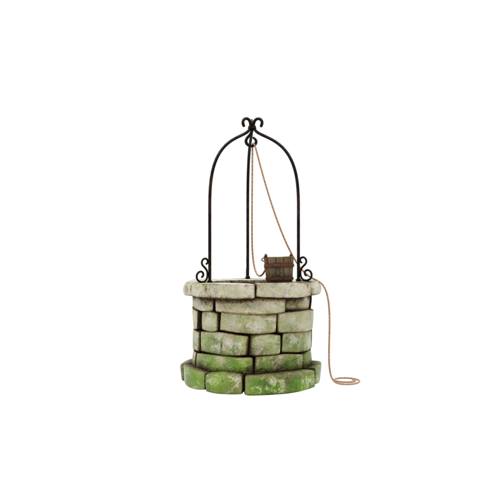 Old Water well 18758404 PNG