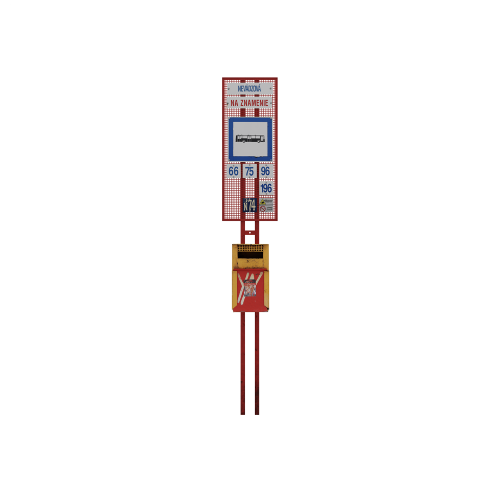 Bus Stop Bin png