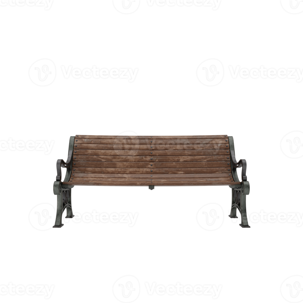 Vintage Victorian Street Bench 18758424 PNG