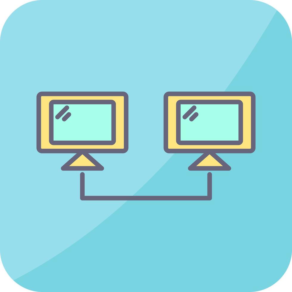 Connected Systems Vector Icon