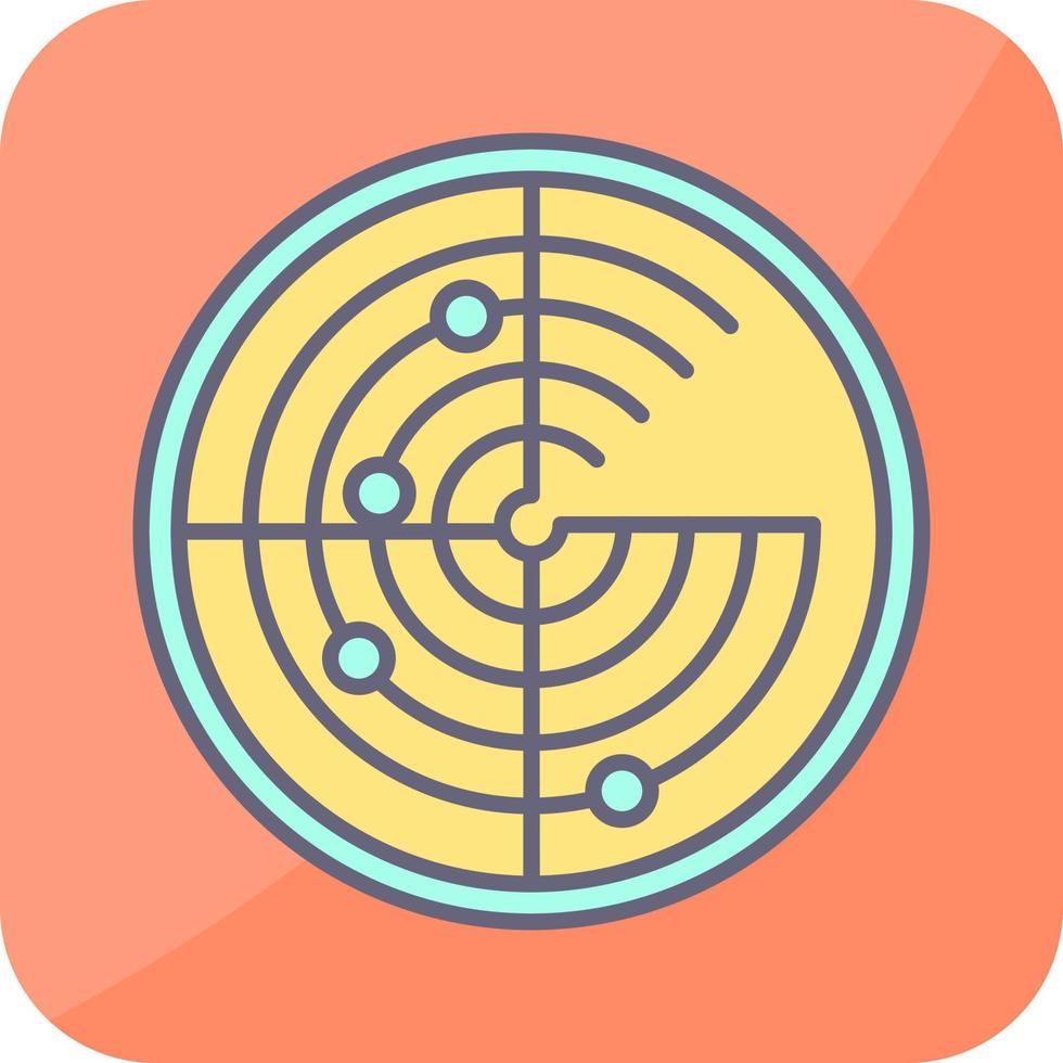 Radar Vector Icon