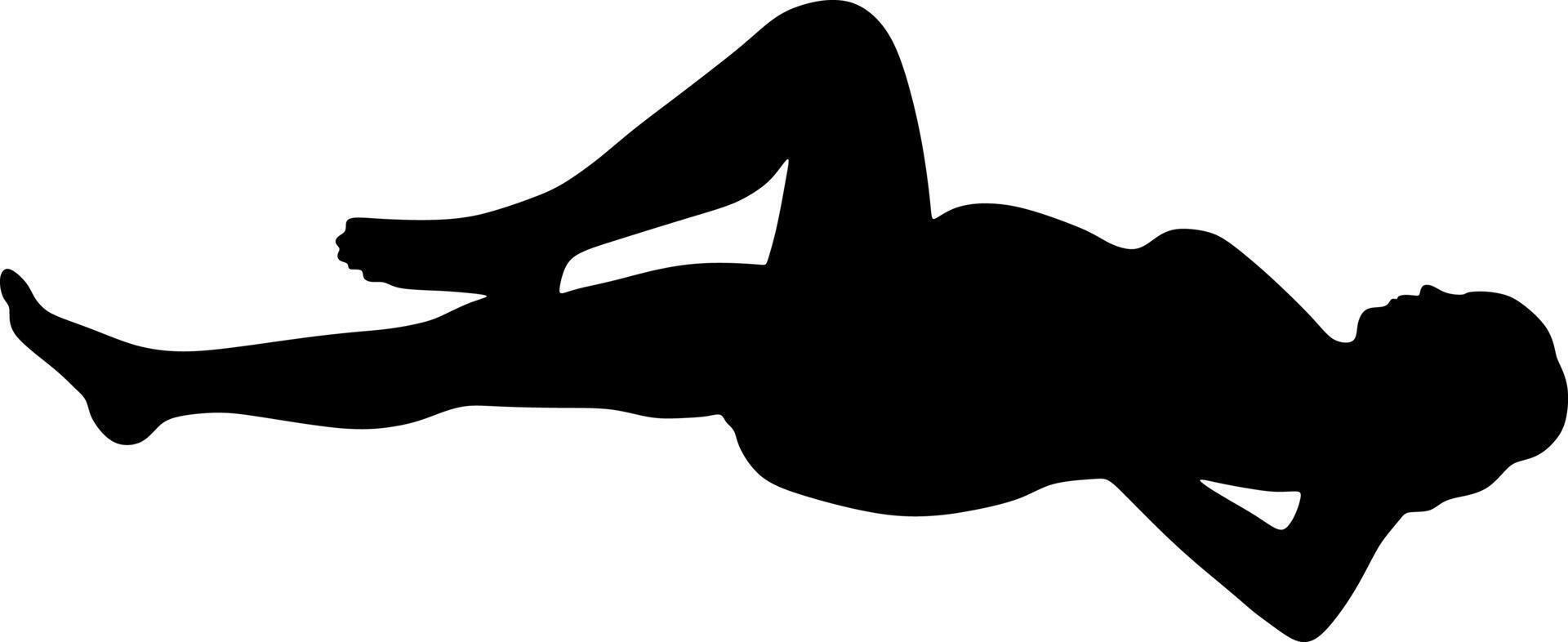silhouette art of yoga poses prenatal pilates gym boll for pregnant women,vector illustration vector