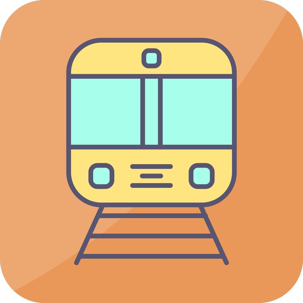 icono de vector de tren