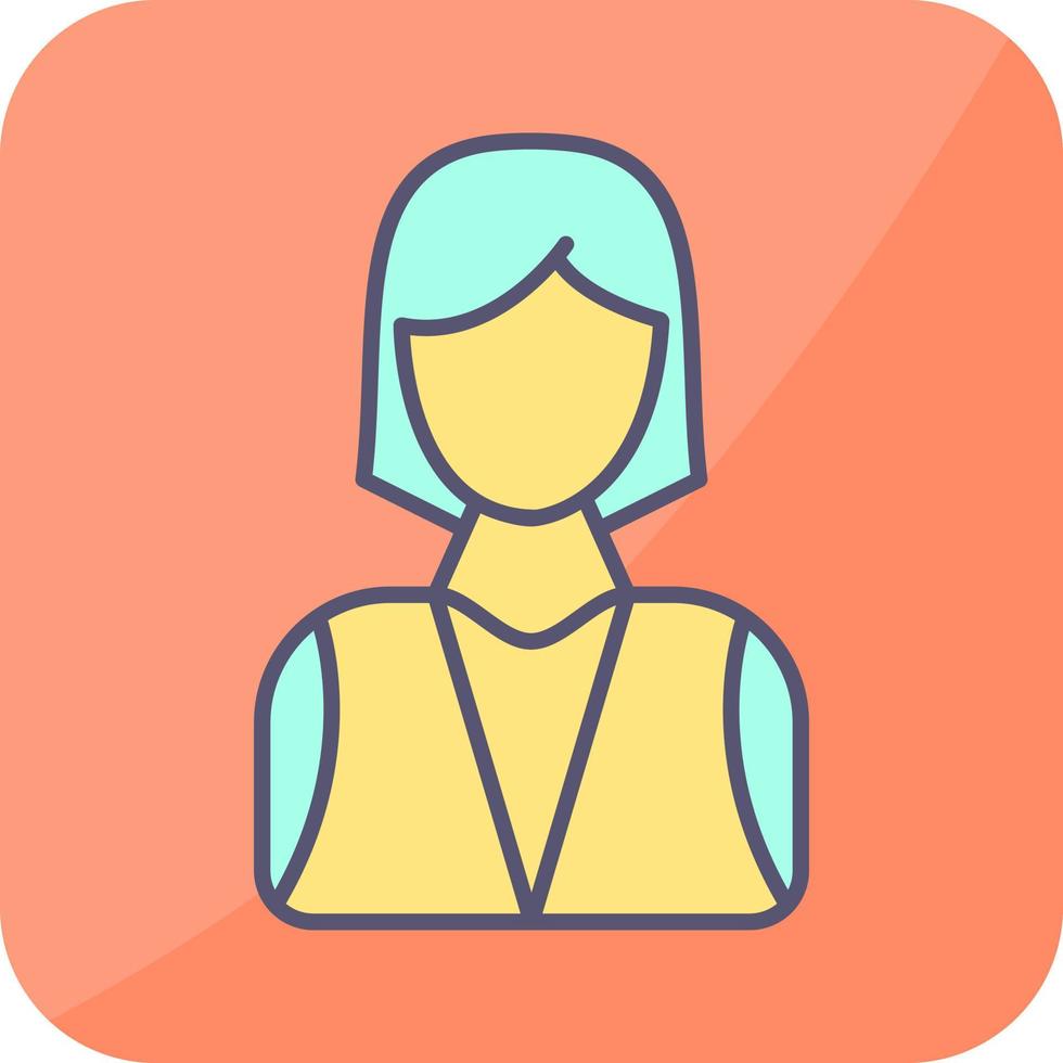 Elegant Lady Vector Icon