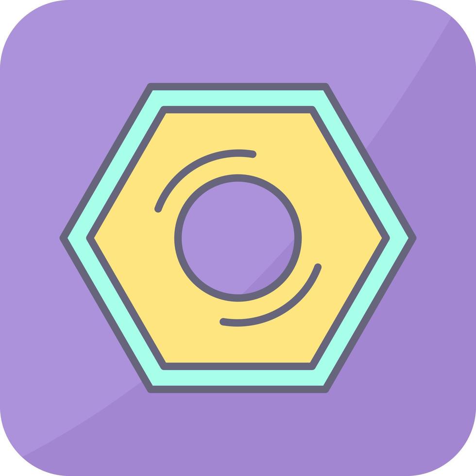 Nut Vector Icon