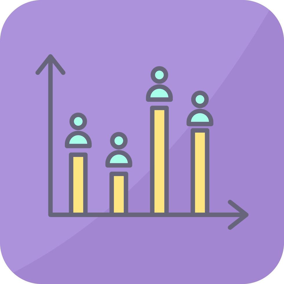 Candidate Graph Vector Icon