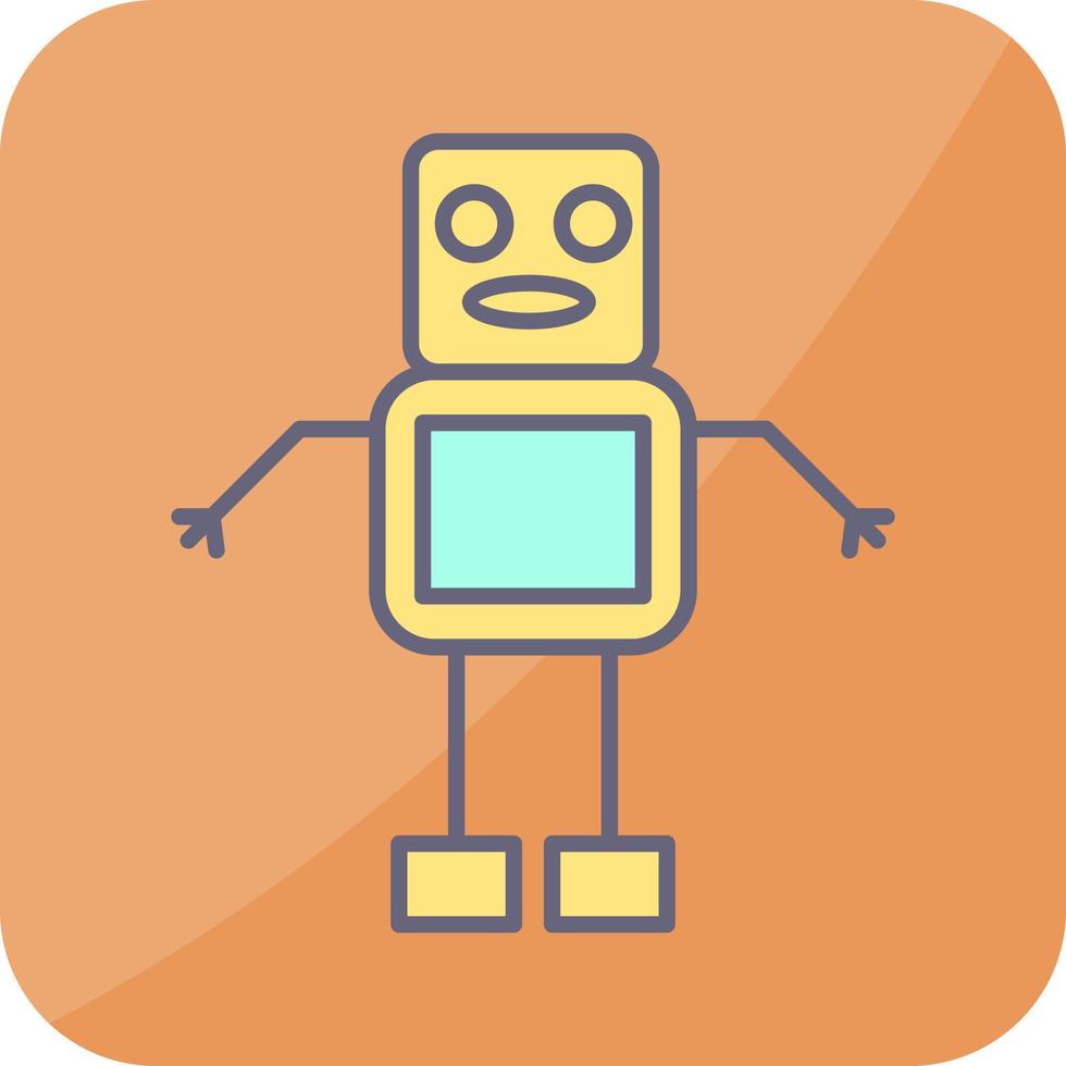Unique Robot Vector Icon