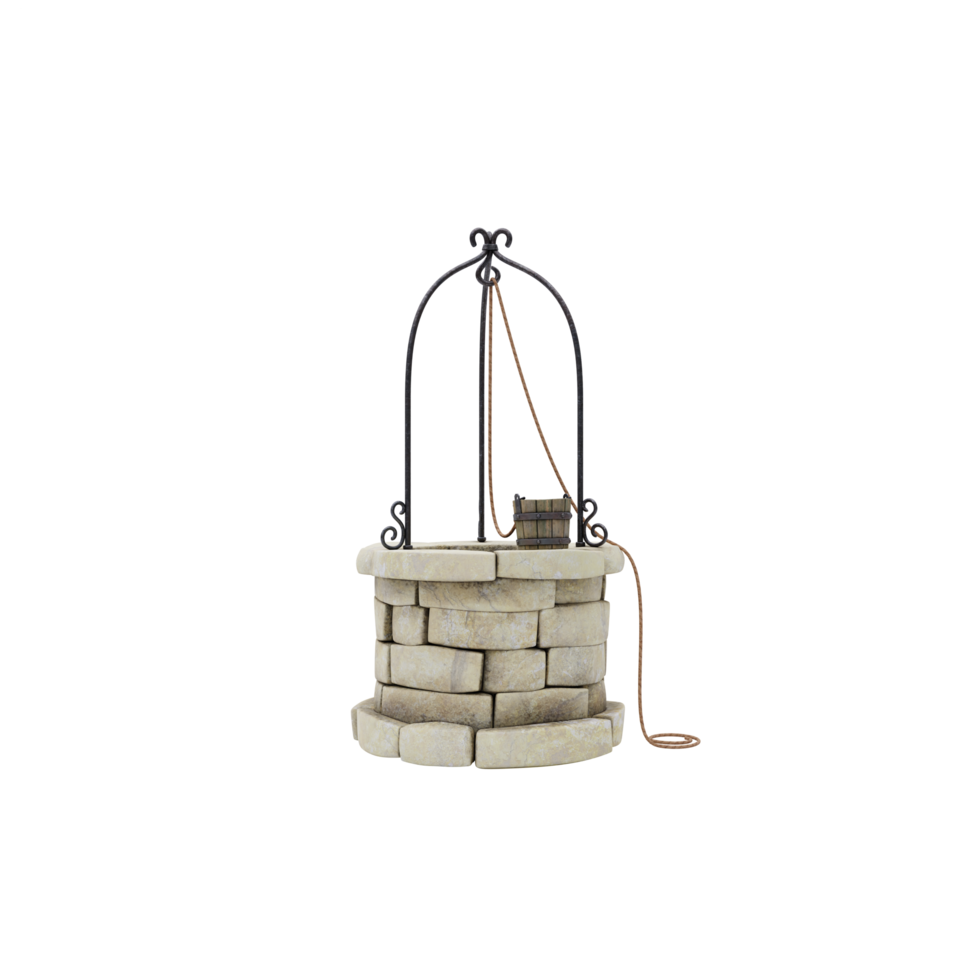 3d water well png