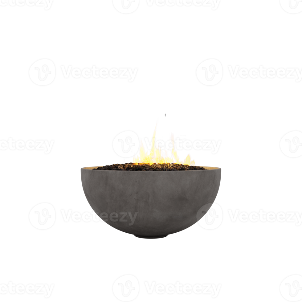 3d Rounded Firepit png