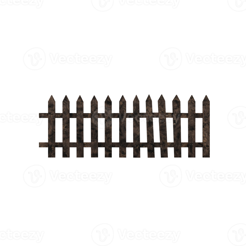 farm Fence old wood isolated png