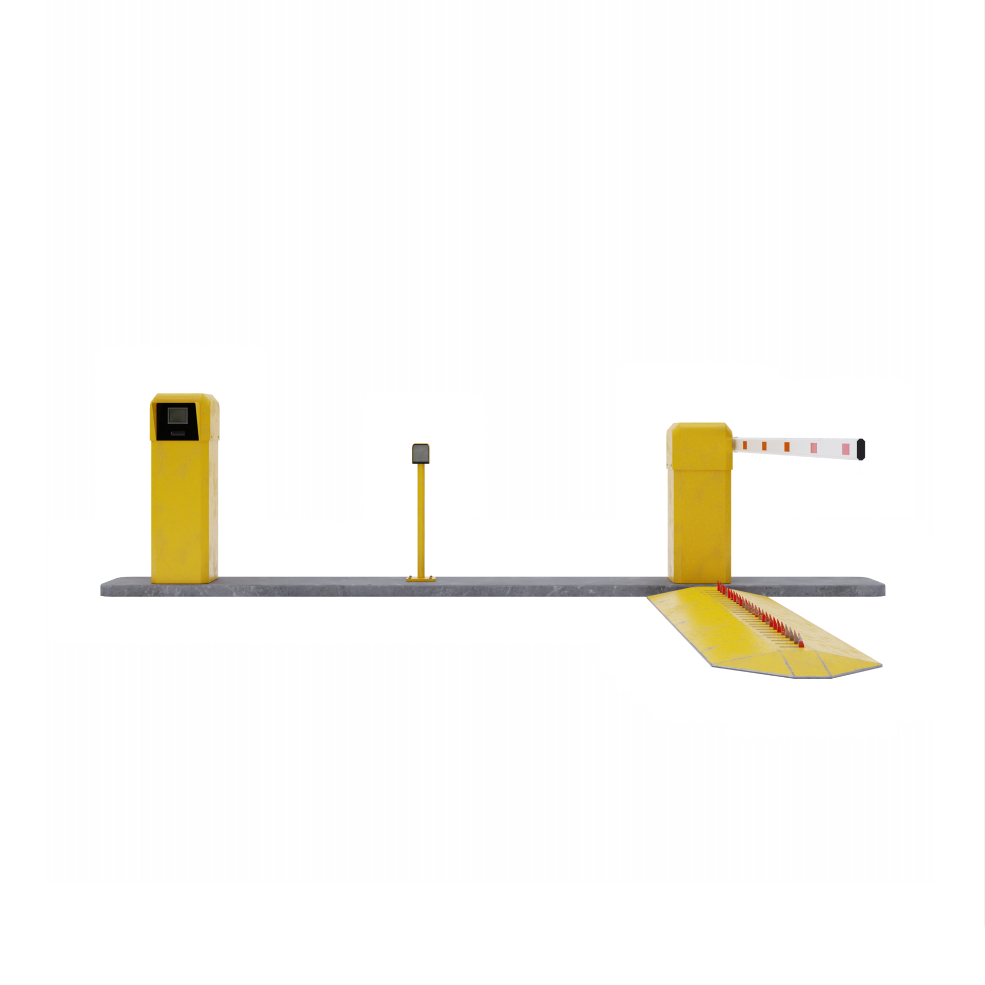 3d parking car gate 18759093 PNG