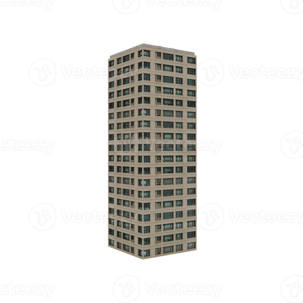 Modern Building isolated png