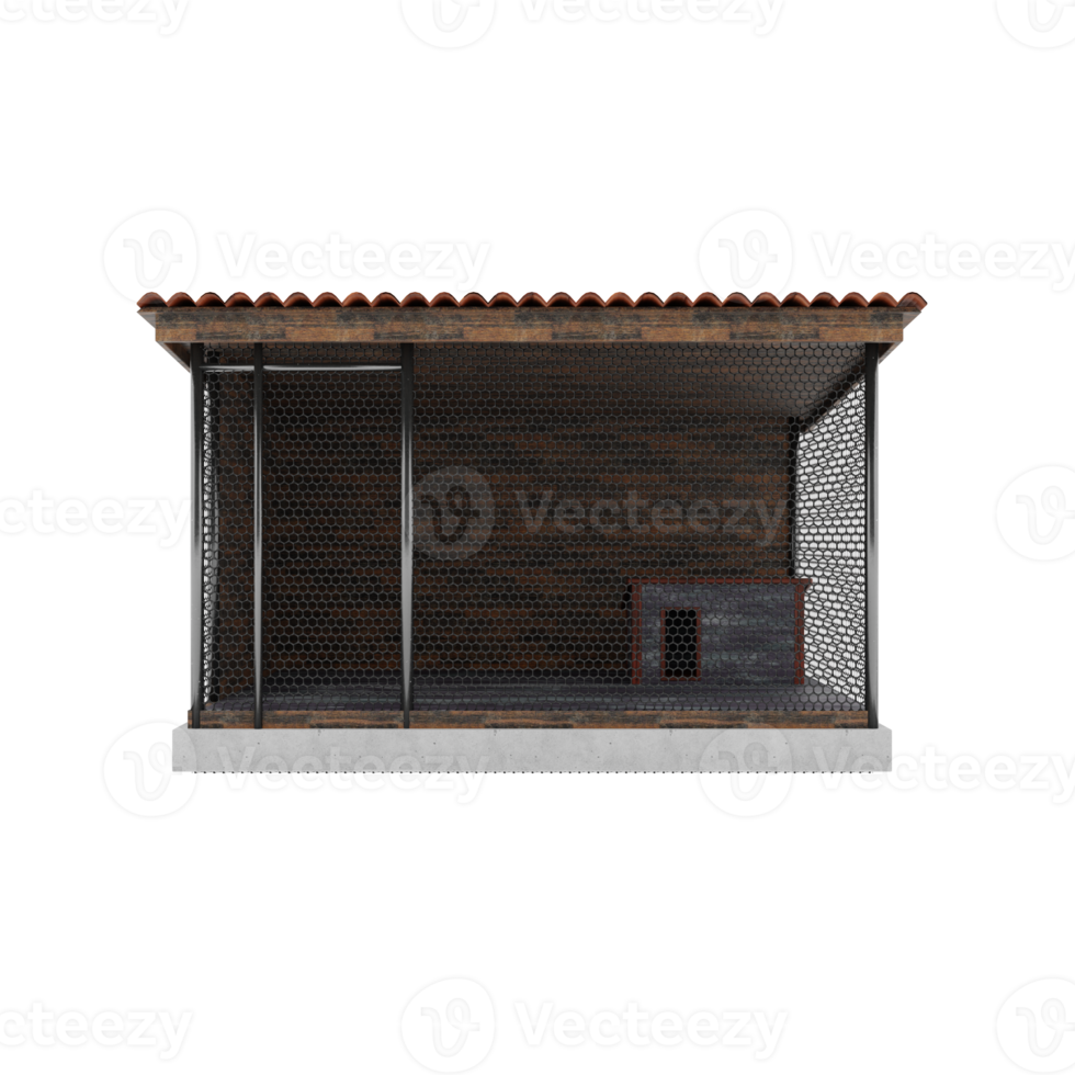 3d Doghouse isolated png