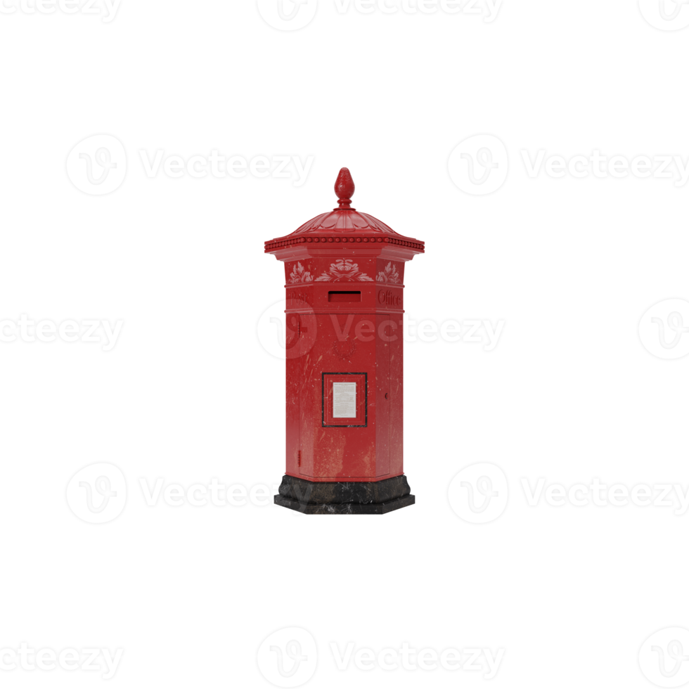 Vintage Victorian post box 18759347 PNG