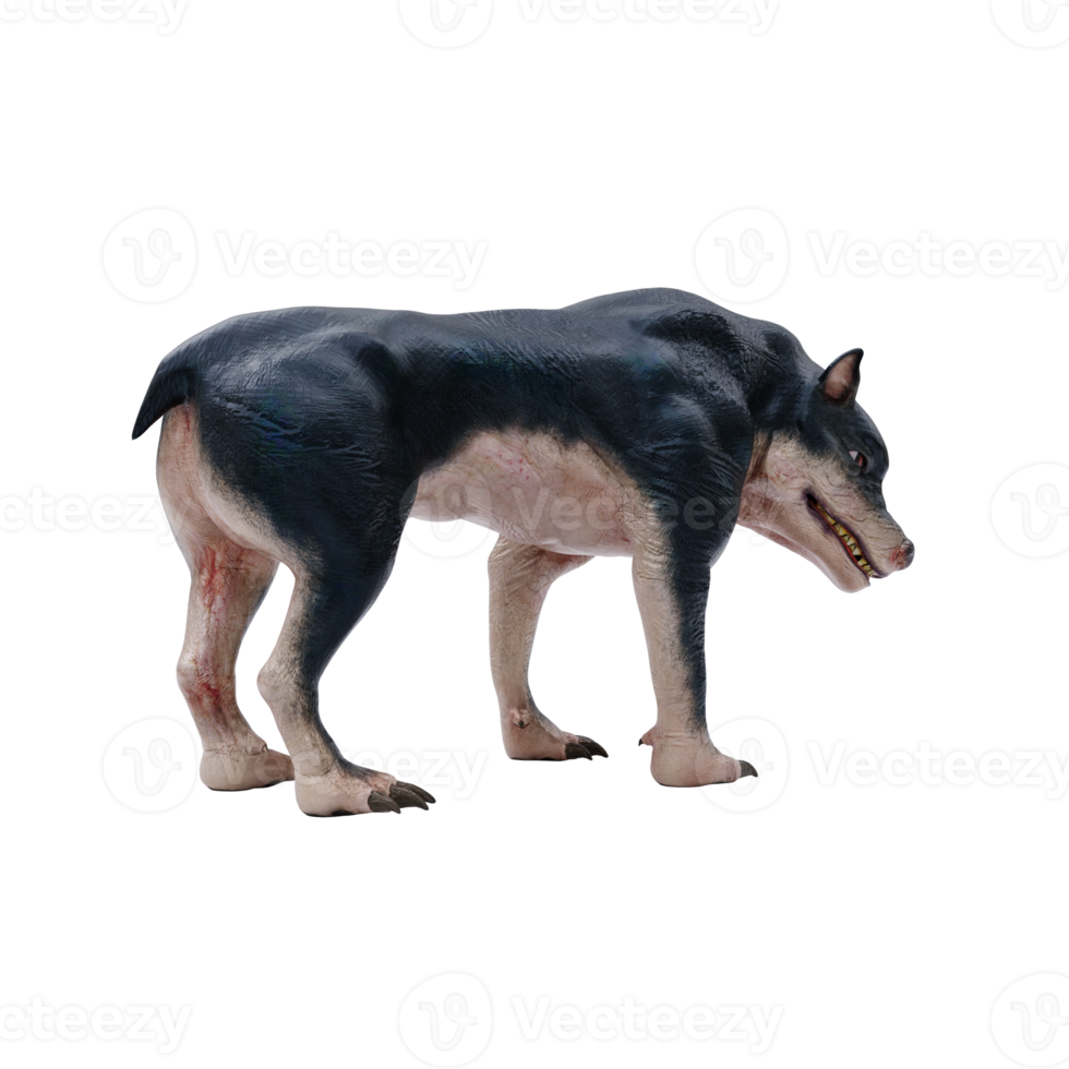 inglese folclore bestia demone cane barghest isolato png