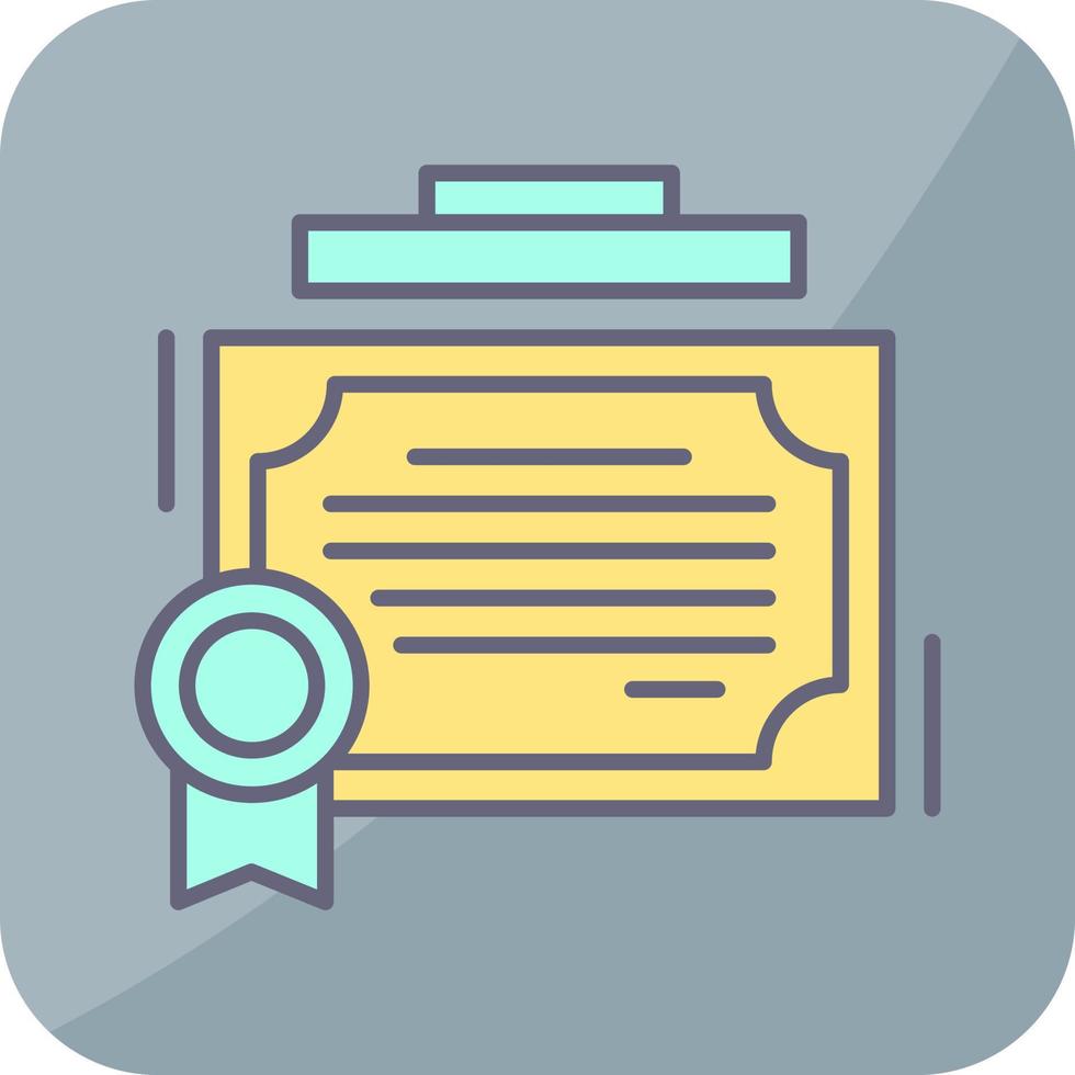 Certificate Vector Icon