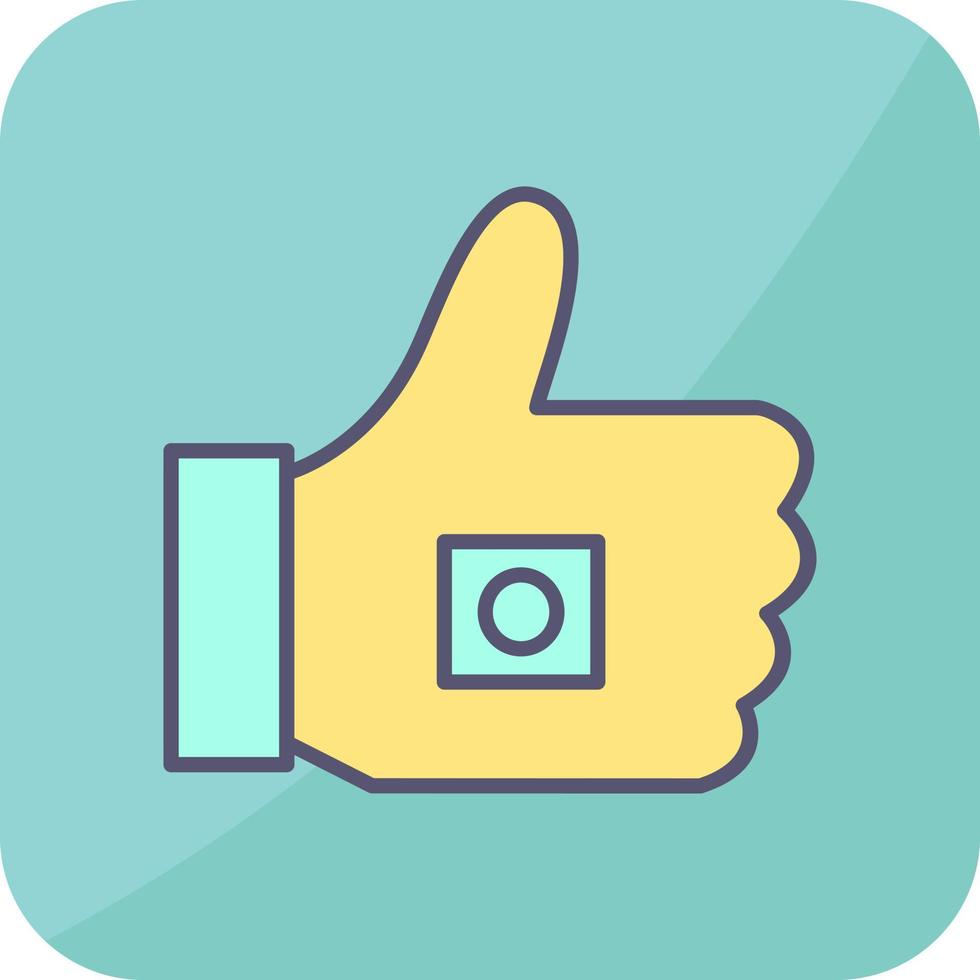 Unique Like Marketing Vector Icon