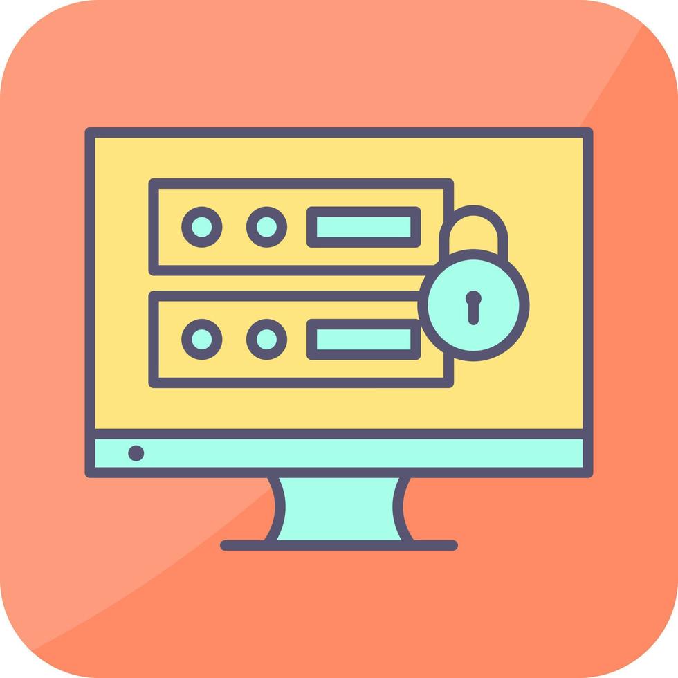 Unique Data Security Vector Icon