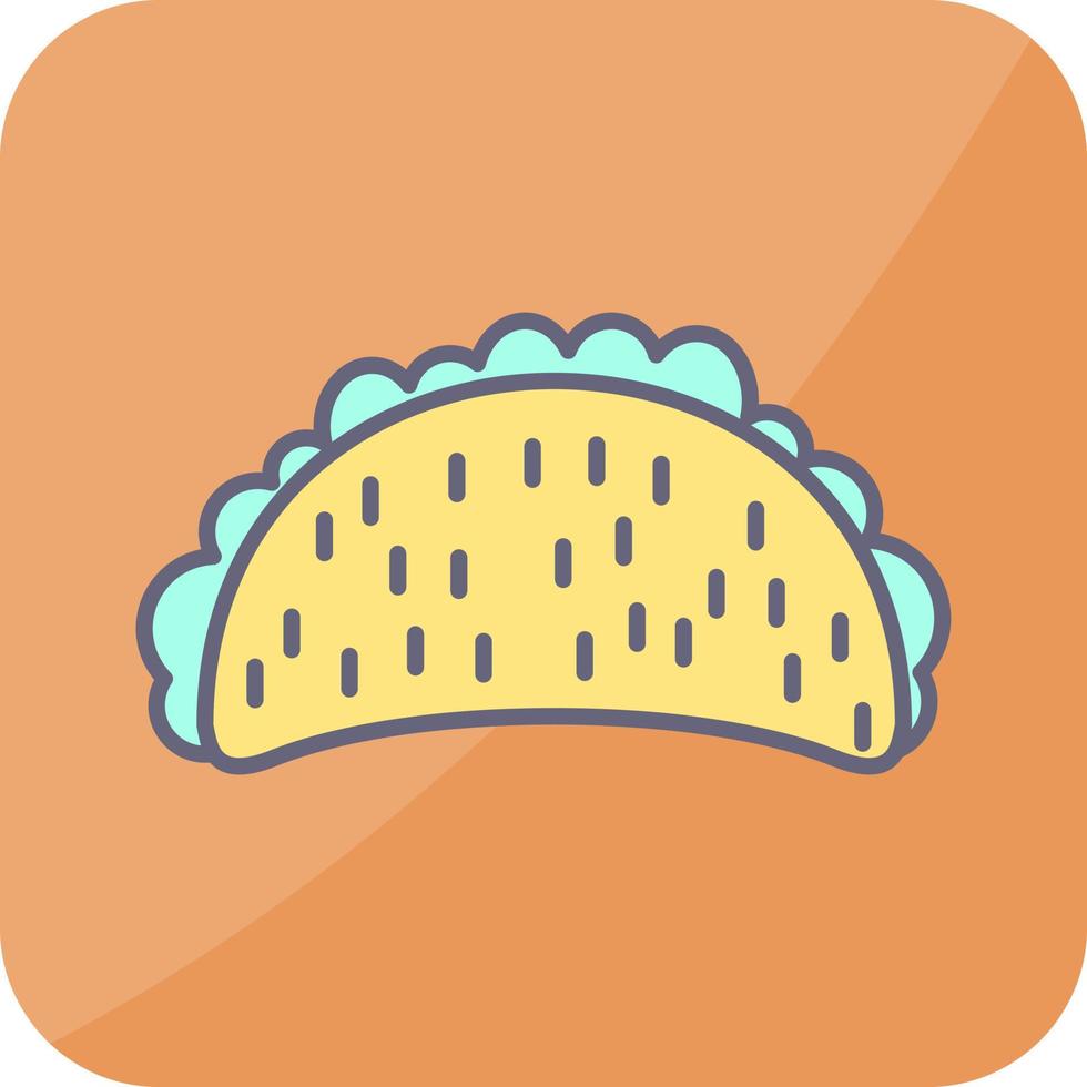 icono de vector de tacos