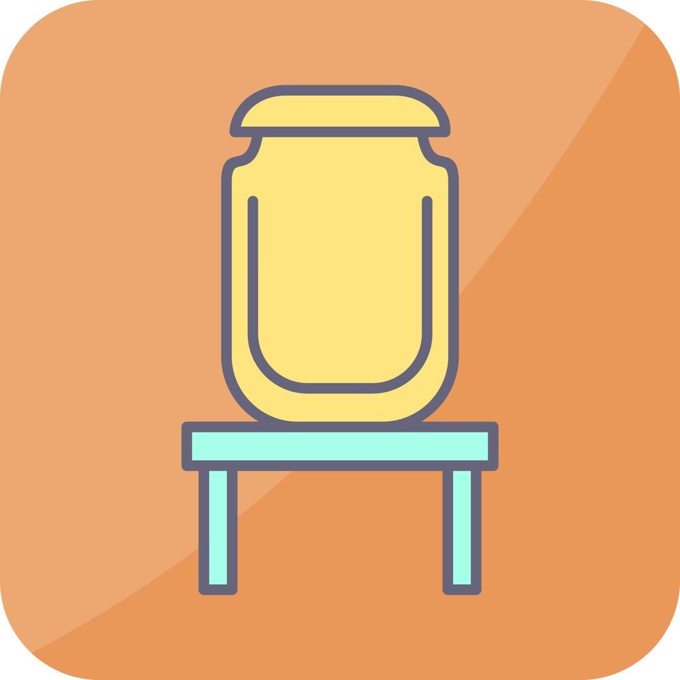 Jar on Display Vector Icon