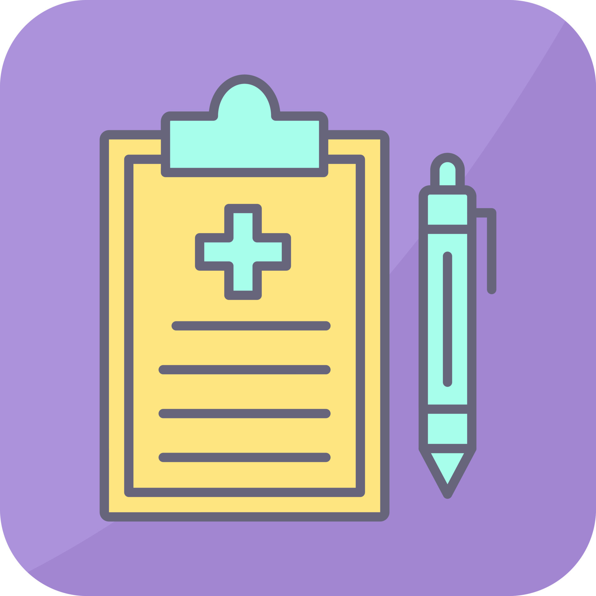 Medical Record Vector Icon 18759731 Vector Art at Vecteezy