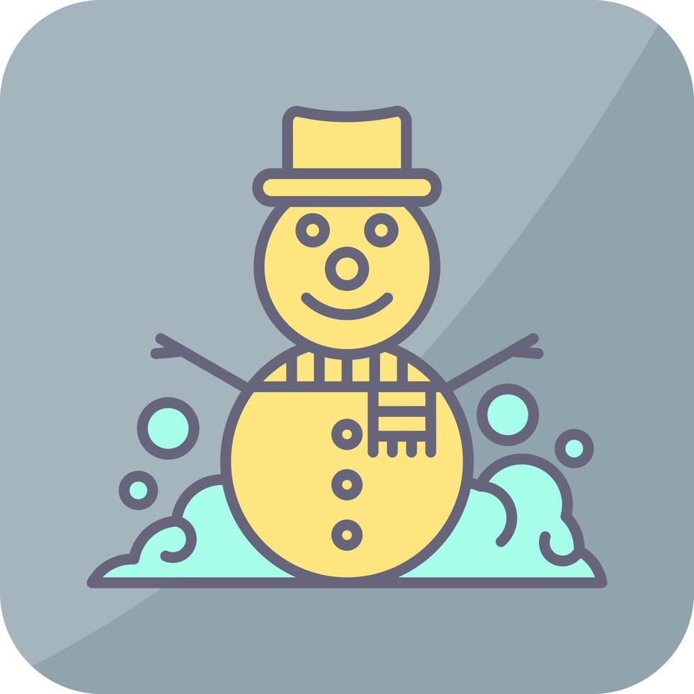 Snowman Vector Icon