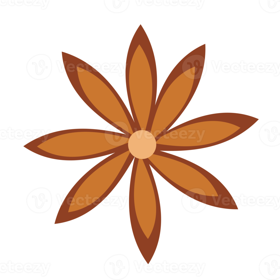 kaneel bloemen ontwerp png