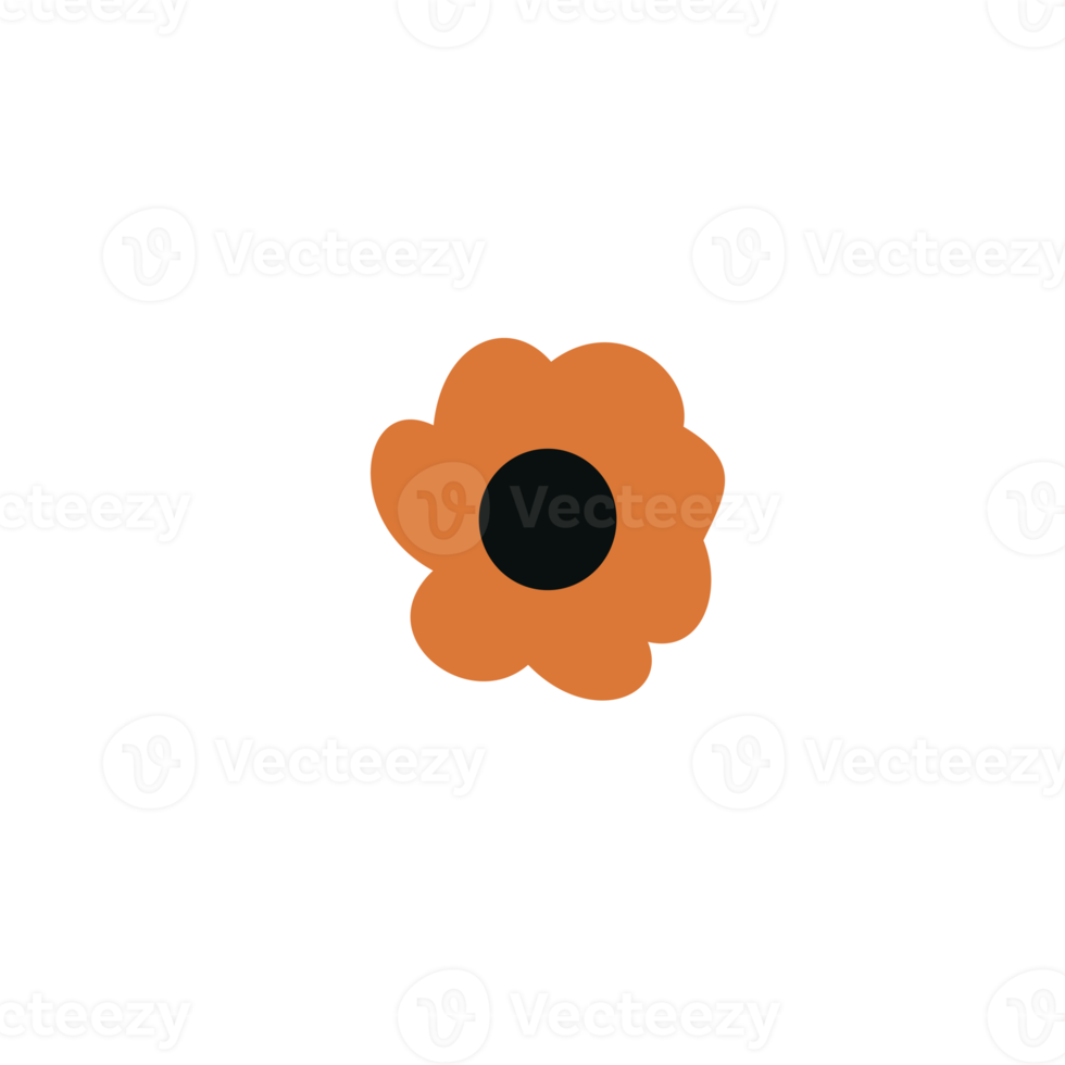 cute flower for design element png