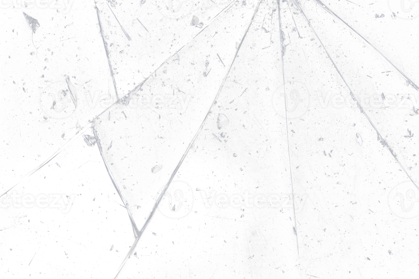 abstrakte zerbrochene Glasstruktur mit Partikeln png