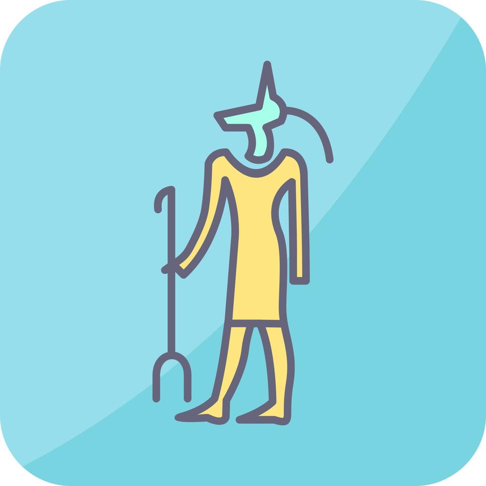 Egyptian god Vector Icon