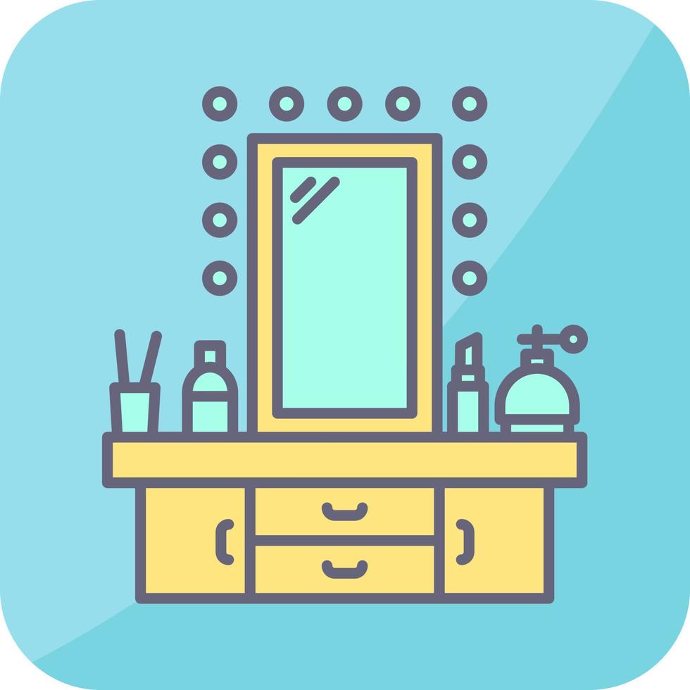 Dressing Table Vector Icon