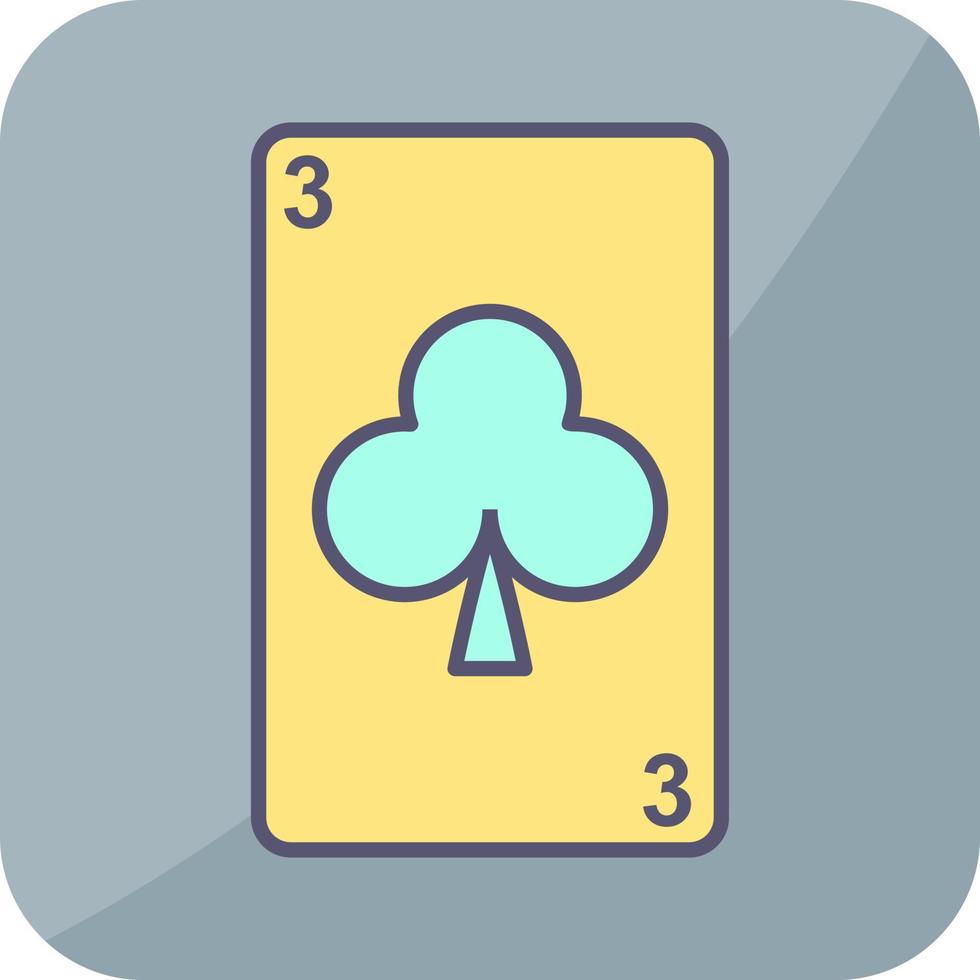 Clubs Card Vector Icon