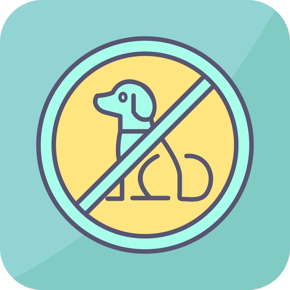 No Pets Vector Icon