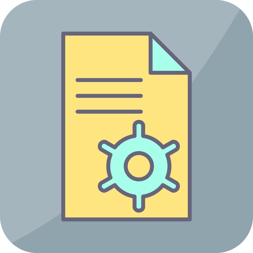 Unique Content Management Vector Icon