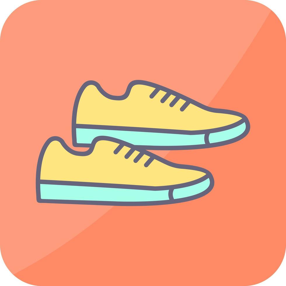 icono de vector de zapatillas