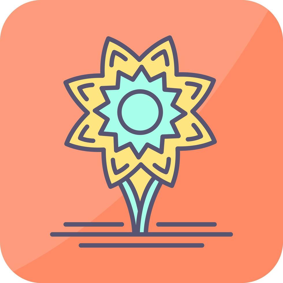 Daffodil Vector Icon
