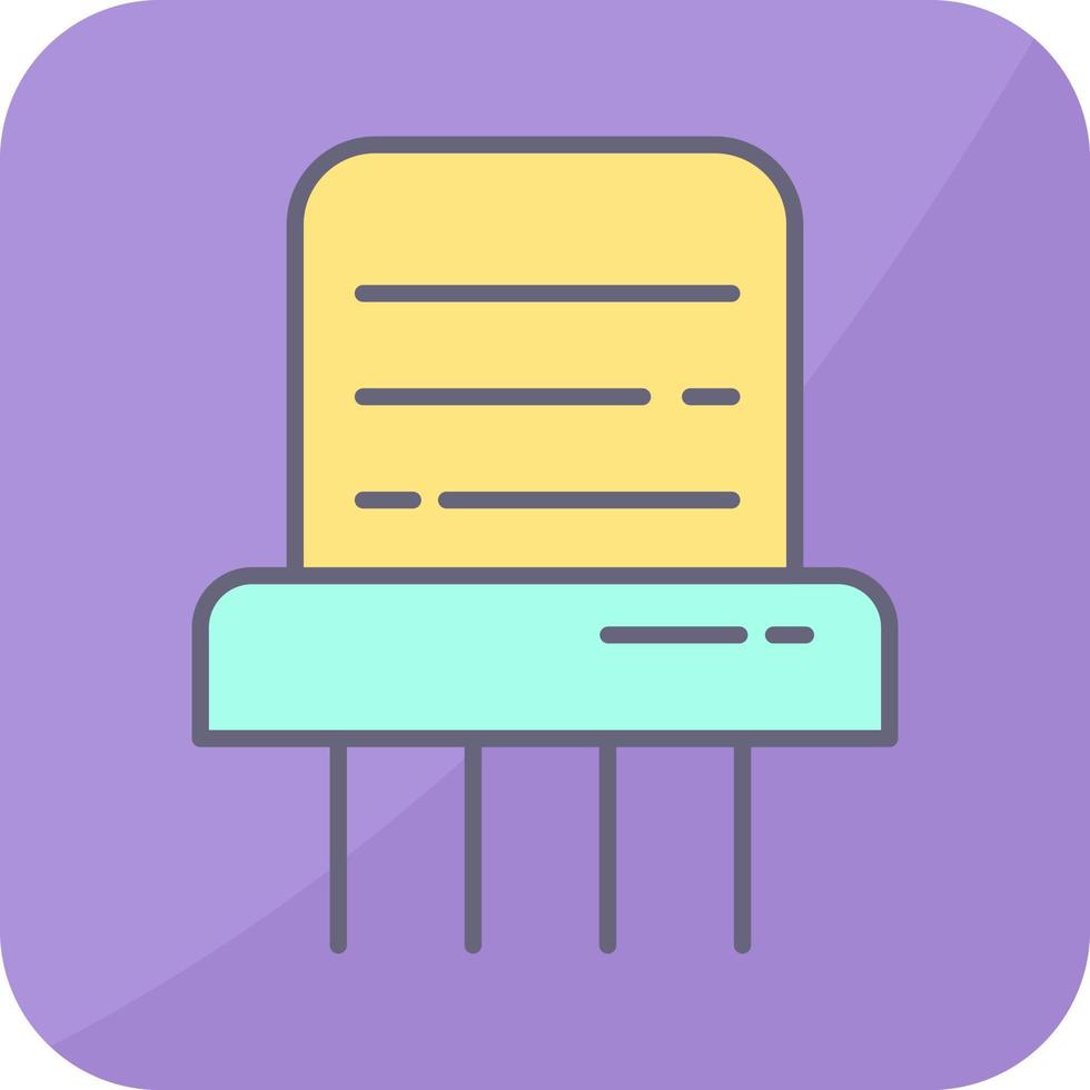 Paper Shredder Vector Icon