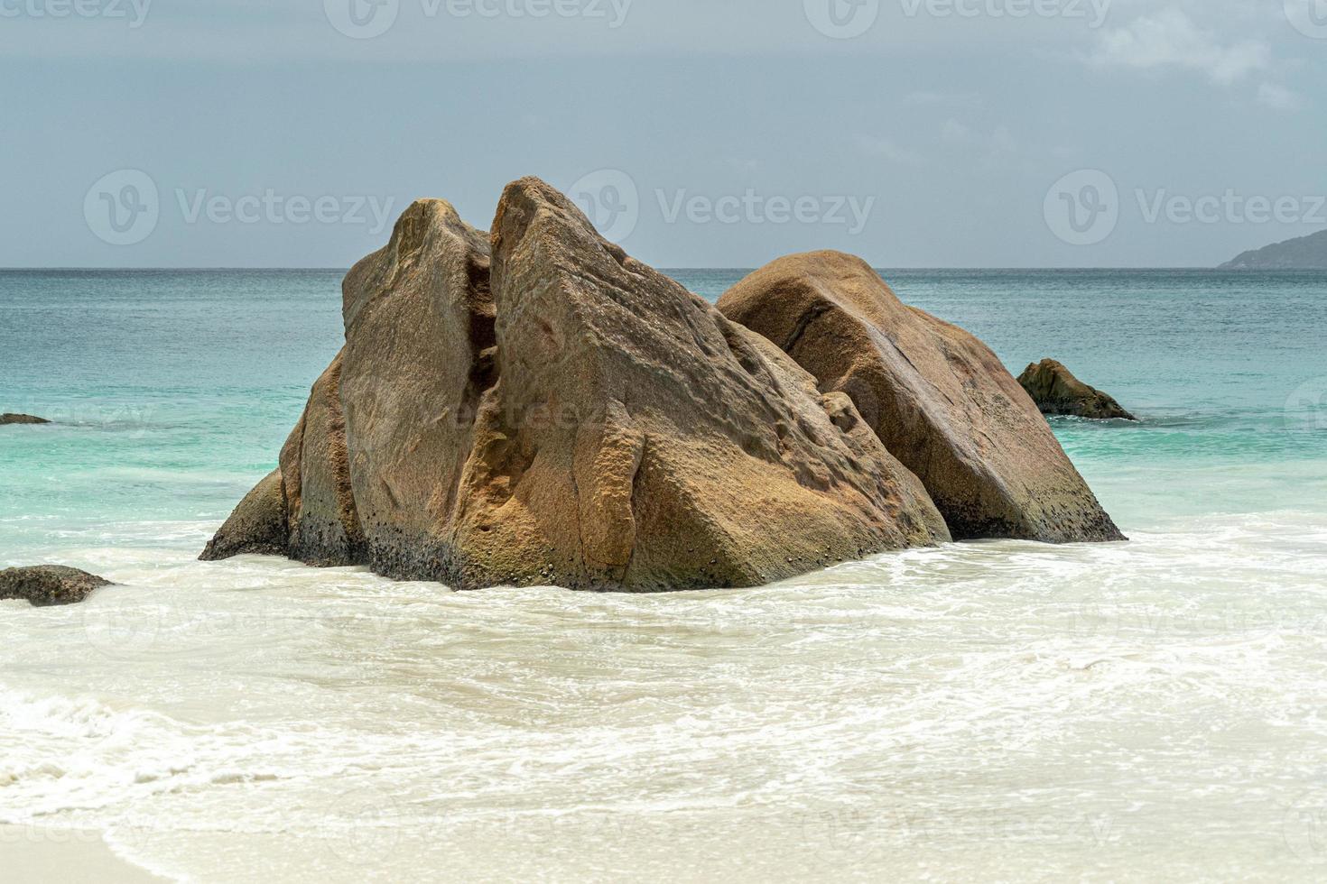 seychelles paradise beach panorama photo