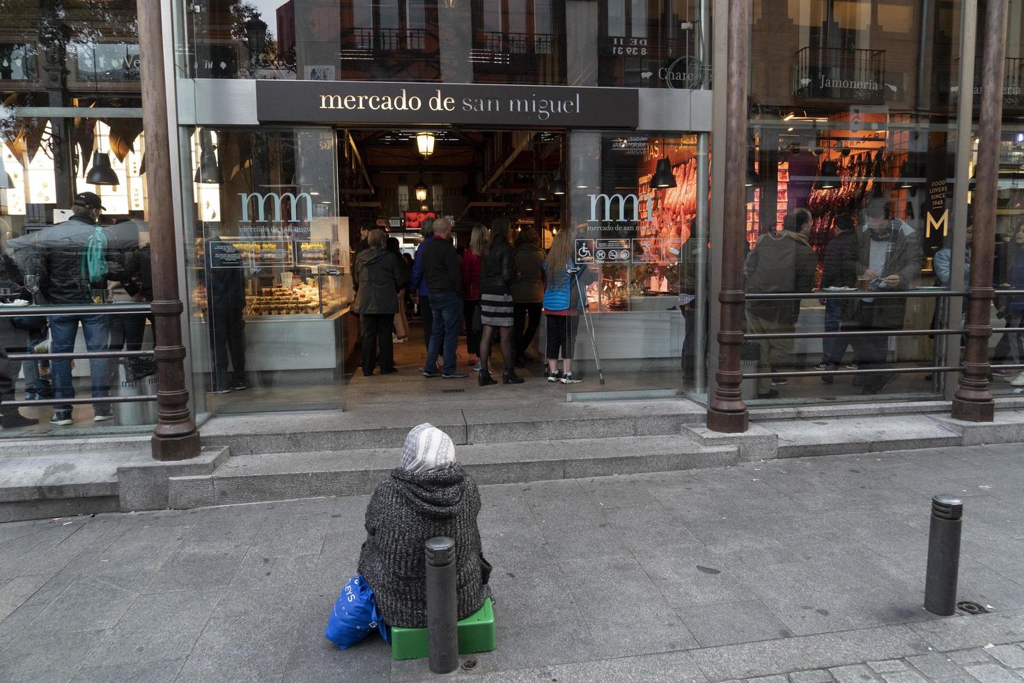 MADRID, SPAIN - APRIL 1 2019 - The market of San Miguel photo