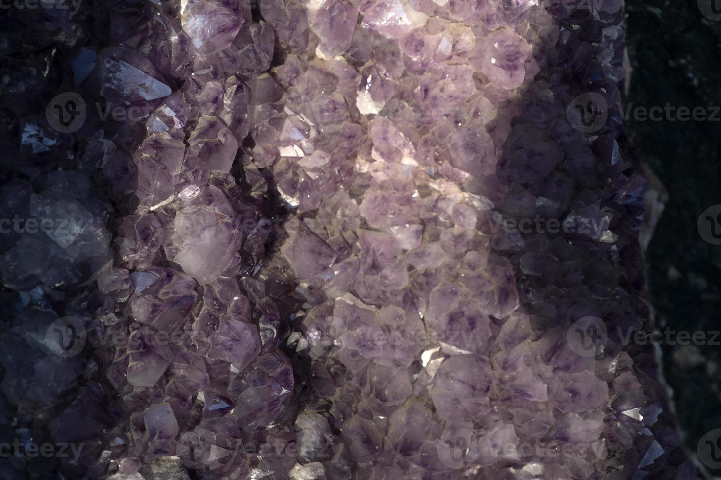 Amethyst big stone detail photo