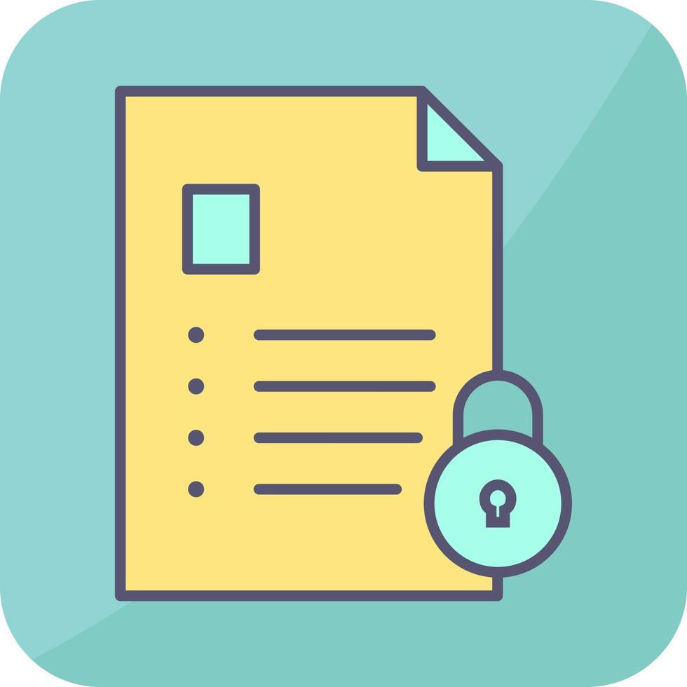 Unique Confidentiality Vector Icon