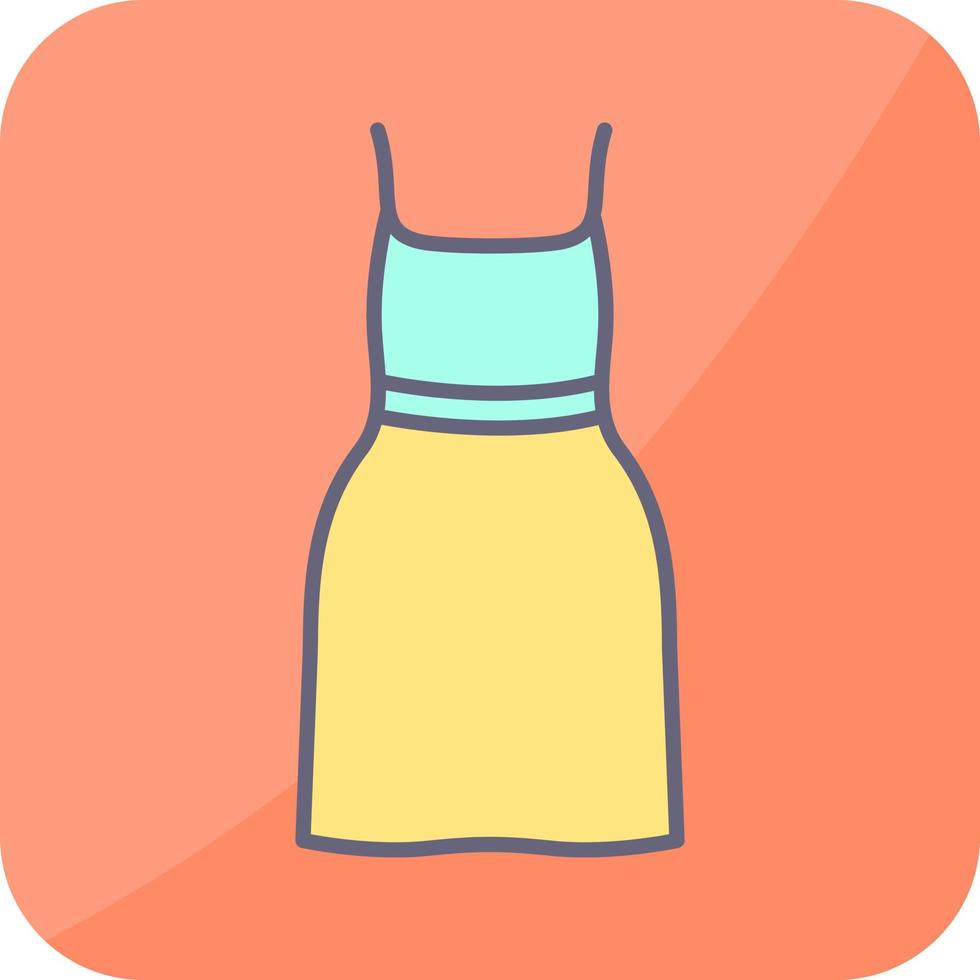 Cocktail Dress Vector Icon