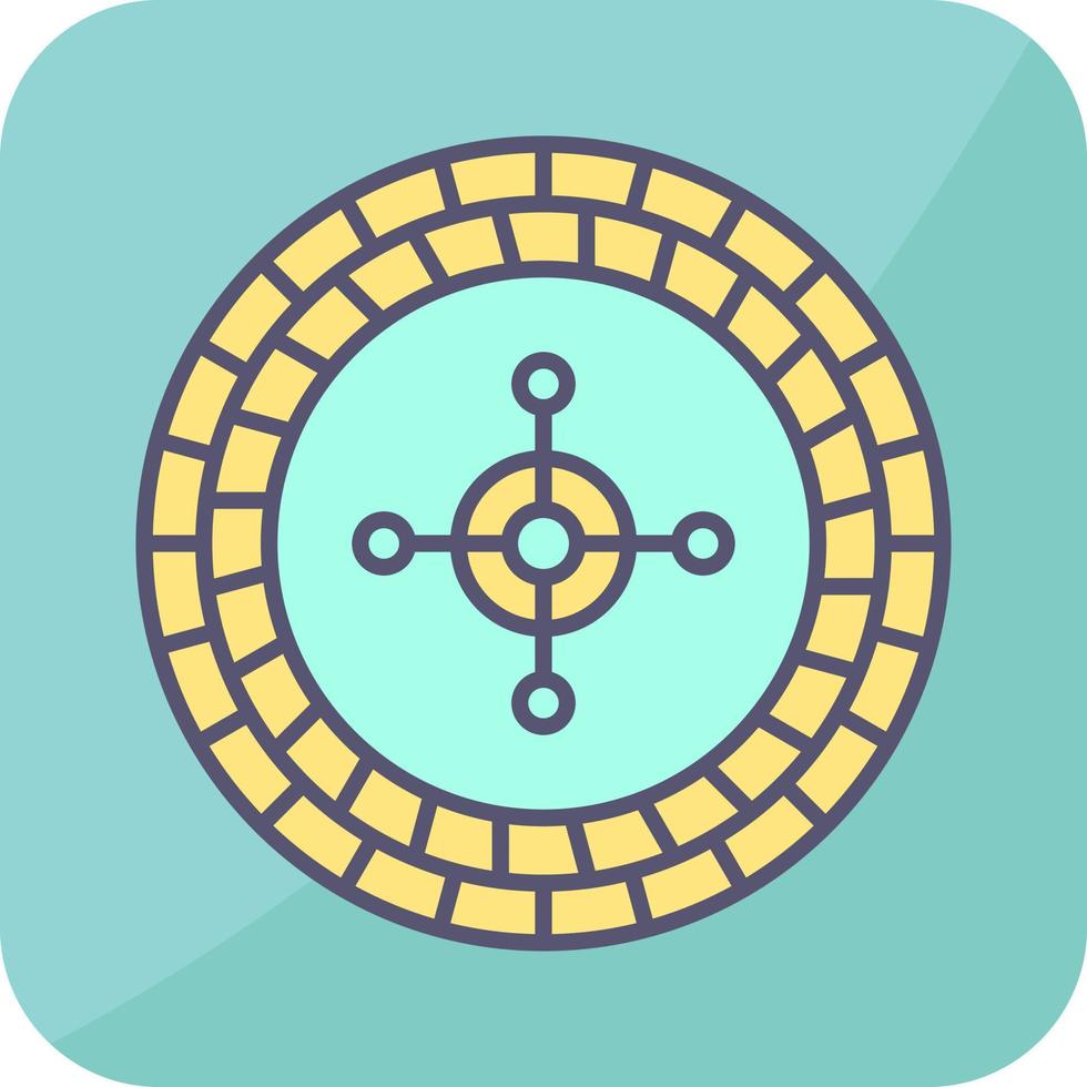 icono de vector de ruleta