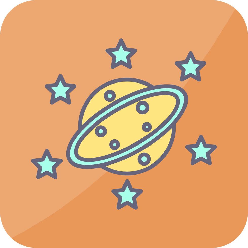 Saturn Vector Icon