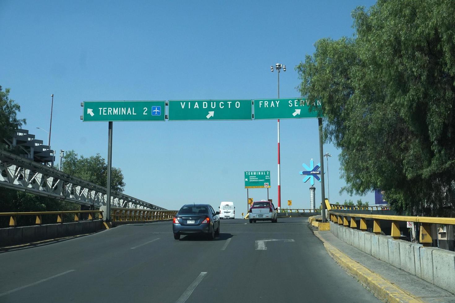 MEXICO CITY, MEXICO - NOVEMBER 5 2017 - Mexican metropolis capital congested traffic photo