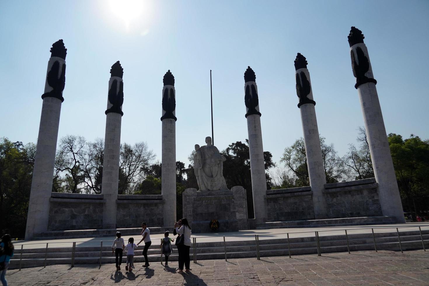 MEXICO CITY, FEBRUARY 3 2019 - Town park Chapultepec crowded of people on sunday photo