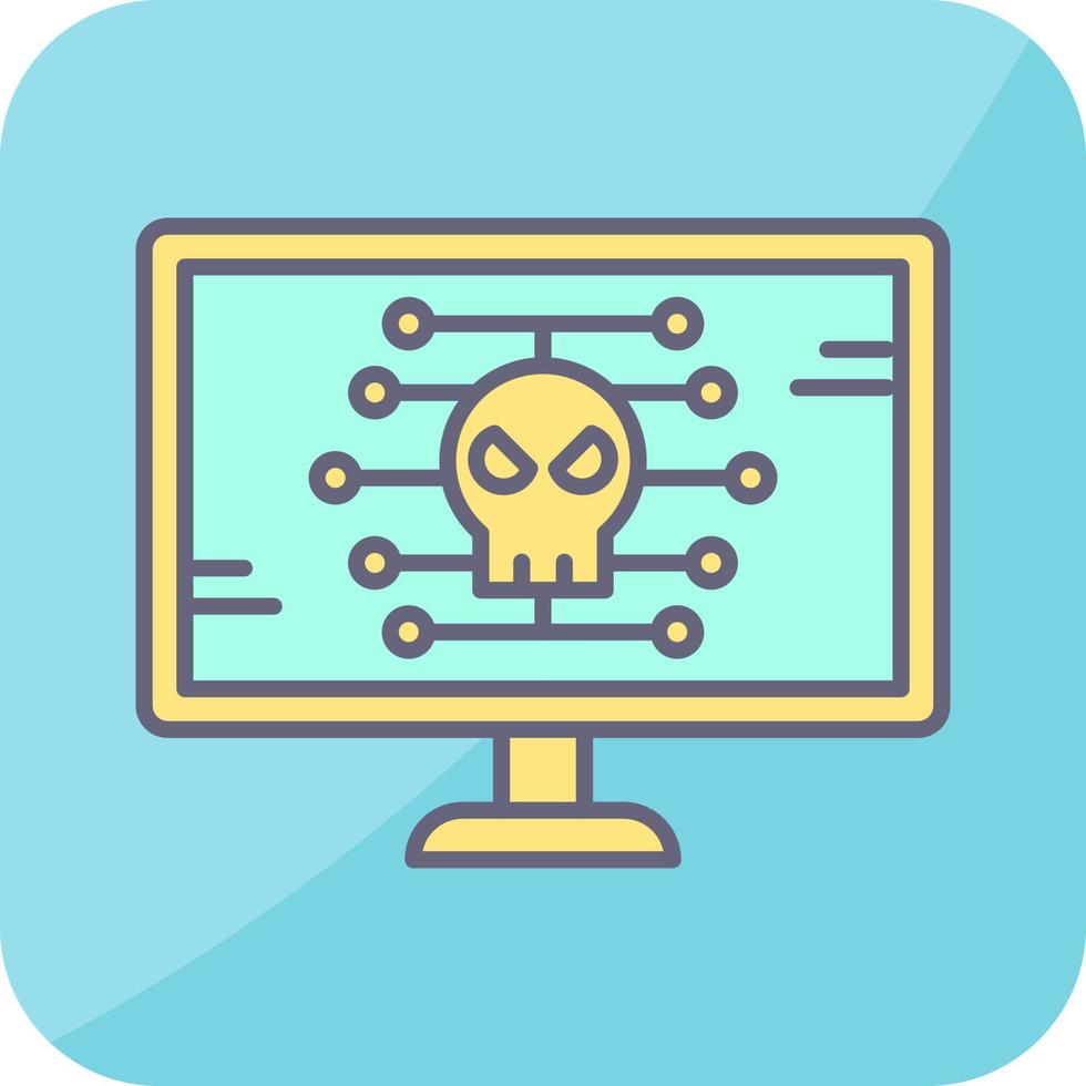 icono de vector de malware