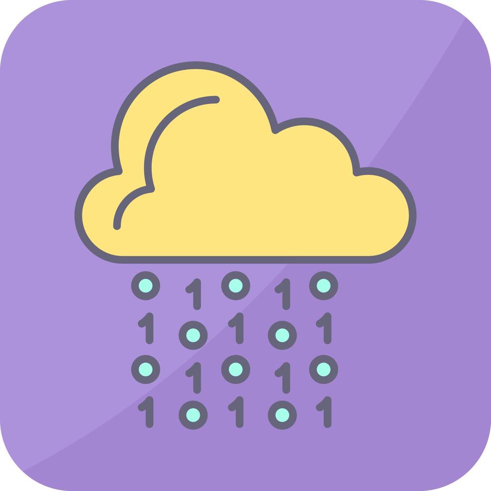 Cloud Coding Vector Icon
