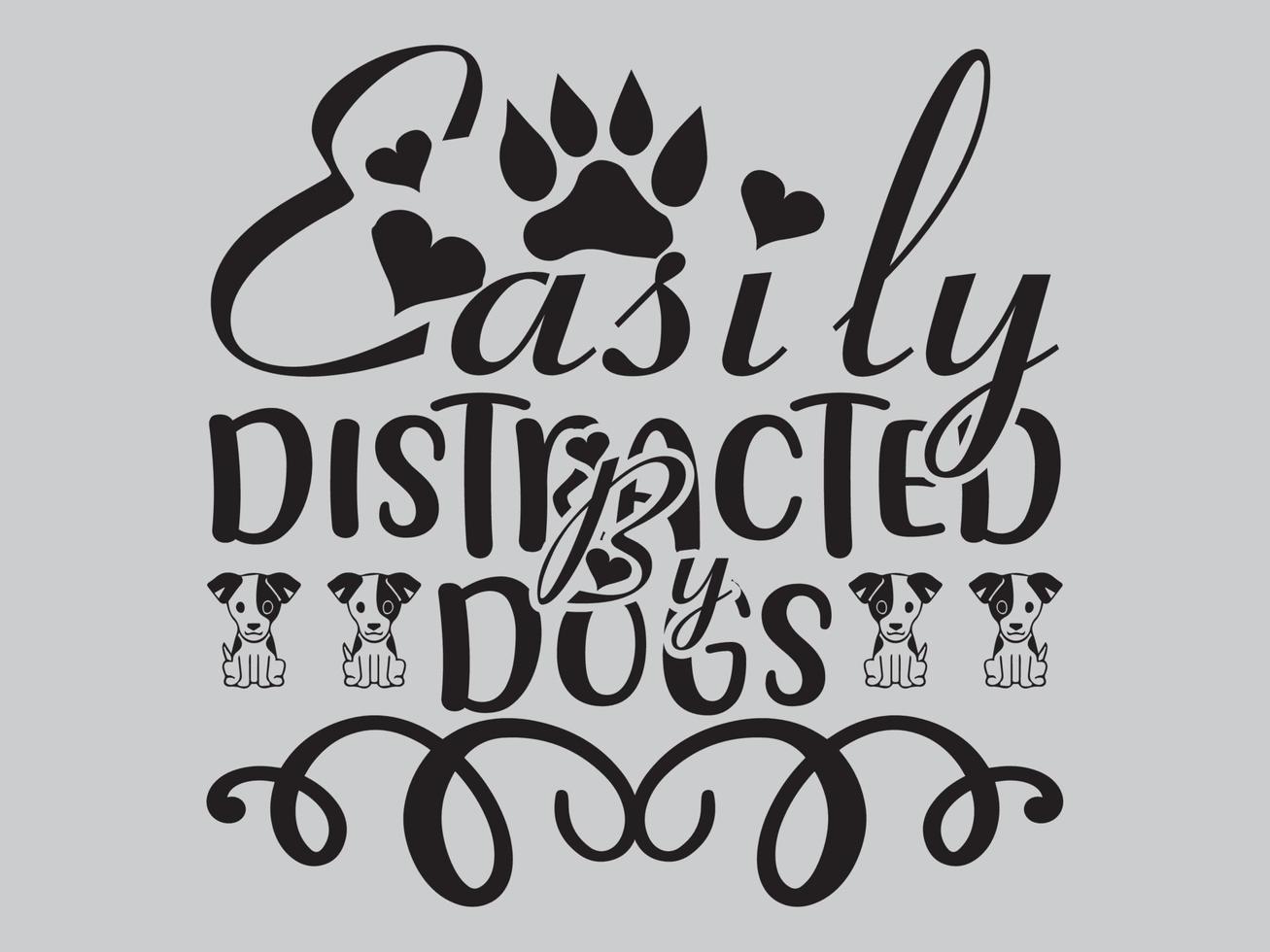Dog T shirt Design File vector